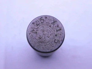 SHOP MADE M25 X 1.5 THREAD PLUG GAGE 25 METRIC INSPECTION CHECK - DW41237CH5