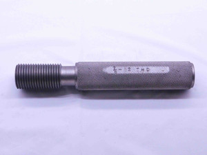 SHOP MADE 7/8 12 THREAD PLUG GAGE .875 .8750 7/8"-12 INSPECTION CHECK - DW41241CH5