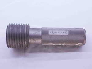 SHOP MADE 2 1/8 5 THREAD PLUG GAGE 2.125 2 1/8"-5 INSPECTION CHECK - DW41273CH5