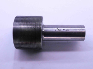 SHOP MADE 2 5/16 16 THREAD PLUG GAGE 2.3125 GO ONLY P.D. = 2.2697 INSPECTION - DW41302CH5