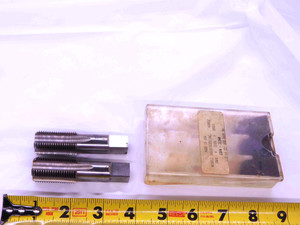 2pcs NEW WIDELL 1/2 14 BSPP HSS PIPE TAP 4 STRAIGHT FLUTE .5 55 DEG MOD USA - JJ1785CH5