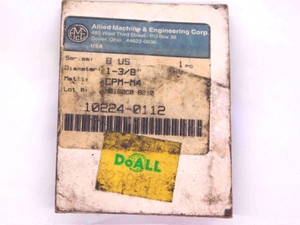 1pc NEW AMEC 1 3/8" O.D. SERIES B HSS SPADE DRILL INSERT 1.375 10224-0112 USA - JJ1807BB6