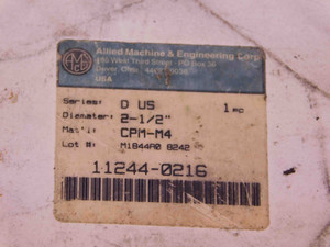 1pc NEW AMEC 2 1/2" O.D. SERIES D HSS SPADE DRILL INSERT 2.5 11244-0216 USA - JJ1809BB6