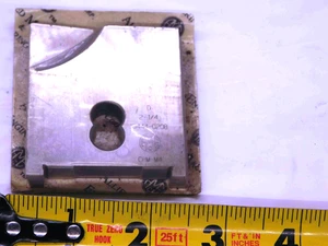 1pc AMEC 2 1/4" O.D. SERIES D HSS SPADE DRILL INSERT 2.25 10444-0208 FLAT BOTTOM - JJ1813BB6