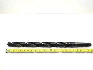1 3/8 O.D. HSS TWIST DRILL BIT MORSE TAPER #4 SHANK 16.5 LOC 23.5 OAL 1.375 MT4