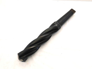 CLE FORGE 2 5/32 O.D. HSS TWIST DRILL BIT MORSE TAPER #5 SHANK 2.1562 MT5