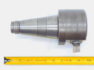 DEVLIEG MICROBORE R-302 ADJUSTABLE BORING HEAD NMTB50 SHANK ABOUT 6" MIN BORE - JG4514BC6