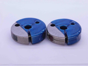 7/16 27 UNS 2A THREAD RING GAGES .4375 GO NO GO P.D.'S = .4123 & .4087 CHECK - DW41330BB6