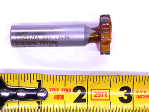 NEW NIAGARA CUTTER 7/8 O.D. X 3/16 WIDTH KEYSEAT CUTTER 12434 CARBIDE TIPPED - JJ1844CH5