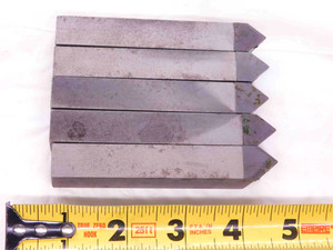 5pcs NEW VR WESSON D-10-77 LATHE TOOL BITS 5/8 SQUARE SHANK CARBIDE BRAZED .625 - DCT-JJ1869