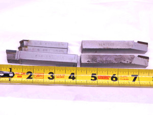 5pcs NEW ASSORTED LATHE TURNING TOOL BITS 3/8" & 1/2 SHANKS" CARBIDE BRAZED - DCT-JJ1874