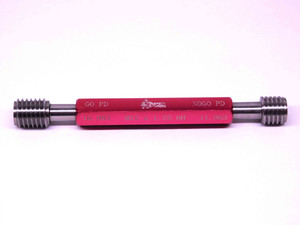 NEW M12 X 1.75 6H METRIC THREAD PLUG GAGE GO NO GO P.D.'S = 10.863 & 11.063 TOOL - JT0161MJ