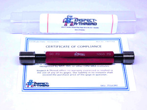 NEW M12 X 1.25 6H METRIC THREAD PLUG GAGE 12.0 GO NO GO P.D.'S = 11.188 & 11.368