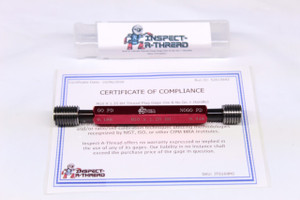 NEW M10 X 1.25 6H METRIC THREAD PLUG GAGE 10.0 GO NO GO P.D.'S = 9.188 & 9.348