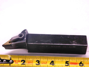 MVJNR 16-3D LATHE TURNING TOOL HOLDER 1" SQUARE SHANK VN-33 INSERTS 6" OAL - JJ1888BB6