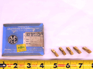 4 NEW 1 USED AMEC 3/4 OD SERIES #1 T-A TiN HSS SPADE DRILL INSERTS .75 131T-0024 - JJ1918BB6