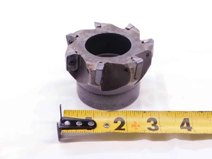CARBOLOY 3" O.D. FACE MILL R220.69-03.00-16 1" PILOT HOLDS 7 INSERTS AP-1604 3.0 - NS6462CH5