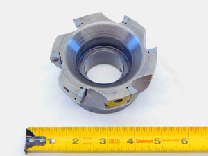 ISCAR 4" O.D. FACE MILL HM90 F90A-D4.00-6-1.50 1 1/2 PILOT 6 POCKETS ADKT 1505 - JG4650CH5
