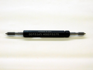 NEW M3 X 0.5 6H METRIC THREAD PLUG GAGE 3.0 .5 GO NO GO P.D.'S = 2.675 & 2.775 - JT0184MJ