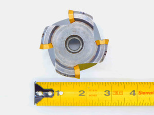 MITSUBISHI 2 1/2 O.D. FACE MILL B0E4R2504 3/4 PILOT 5/16 KEY HOLDS 4 INSERTS - JG4652CH5