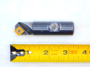 VALENITE 13/16 DIA. 45 DEG INDEXABLE CHAMFER MILL VMSP-081R-45 3/4 SHANK .8125 - JG4667CH5