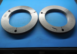 7 7/16  12 UNJS 3A THREAD RING GAGES 7.4375 GO NO GO P.D.'S = 7.3834 & 7.3780