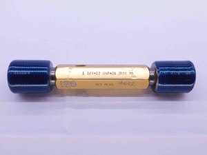1 3/8 12 UNF 2A SPECIAL SET THREAD PLUG GAGE 1.375 GO NO GO PDS= 1.3140 & 1.3077 - DW41434BB6