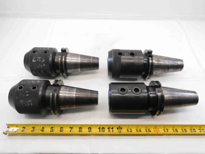 4pcs LOT OF CAT50 2" I.D. SOLID END MILL TOOL HOLDER 2.0 5.25 - 5.75" PROJECTION - JG4668LVR