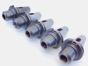 5pc LOT OF CAT50 PARLEC MORSE TAPER #4 TOOL HOLDER 3 1/4 PROJECTION MT4 MT#4