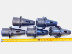 5pc LOT OF CAT50 COMMAND MORSE TAPER #4 TOOL HOLDER 2 3/4 PROJECTION C6M4-0004