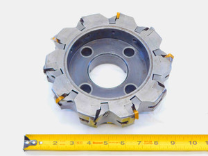 SANDVIK 8" O.D. FACE MILL RA260.22-200 2 1/2 PILOT 1" KEY HOLDS 10 INSERTS 8.0 - JG4691BG5