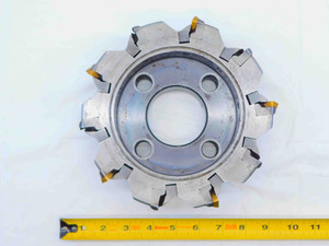 SANDVIK 8" O.D. FACE MILL RA260.22-200 2 1/2 PILOT 1" KEY HOLDS 10 INSERTS 8.0 - JG4691BG5