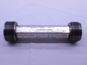 1 11/16 16 N 2 THREAD PLUG GAGE 1.6875 GO NO GO P.D.'S = 1.6469 & 1.6527 UN-2 - DW41456CH5