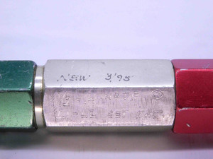 1/2 14 NPTF L1 & L2 SET MASTER SET PIPE THREAD PLUG GAGE .5 .50 .500 N.P.T.F. - DW41479BB6