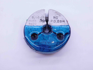 5/16 18 NC OVER BASIC THREAD RING GAGE .3125 GO ONLY P.D. = .2814 UNC 3A CHECK - DW41495OB6