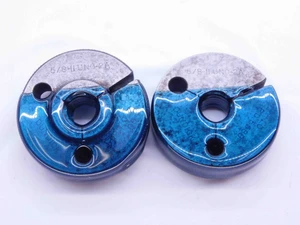 5/8 11 UNC 2A THREAD RING GAGES .625 .6250 GO NO GO P.D.'S = .5644 & .5589 CHECK - CH1034BU