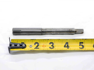 0.4995 O.D. HSS CARBIDE TIPPED REAMER 6 FLUTE .4995 1/2 .5000 -.0005 UNDERSIZE - NS6600BA6