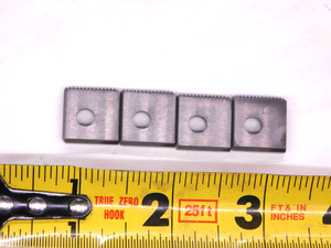 QCC 4pc DIE HEAD CHASERS 7/16 - 24 UNEF 5/8 WIDE SERIES 100 45 CHAMFER 5 NEG HK - JJ2033BB6