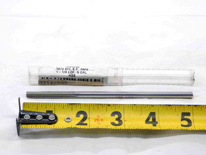 NEW 0.197 OD HSS REAMER 6 FL .197 .1970 3/16 .1875 +.0095 OVERSIZE 5 mm CNC - NS6650BA6