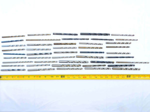 44pc LOT OF HSS JOBBER LENGTH TWIST DRILL BITS LETTER SIZES FROM D - Z .246-.413 - JG4731CH5