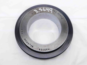 3.5649 CL X MASTER PLAIN BORE RING GAGE 3.5625 +.0024 OVERSIZE 3 9/16 90.548 mm - NS6669BA6