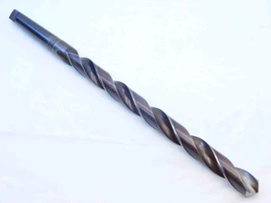 1" HSS TWIST DRILL BIT MORSE TAPER #3 SHANK 12 5/8 LOC 18" OAL 1.0 MT3 12.625