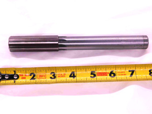 0.877 OD HSS CHUCKING REAMER 3/4 SHANK 8 FL .877 .8770 7/8 .8750 +.0020 OVERSIZE - JJ2150LVR