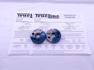 CERTIFIED 13/16 16 UN 2A THREAD RING GAGES .8125 GO NO GO PD'S = .7704 & .7655 - DW41550TLC