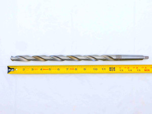 BUTTERFIELD 23/32 O.D. HSS TWIST DRILL BIT MORSE TAPER #2 SHANK .7187 MT2 USA