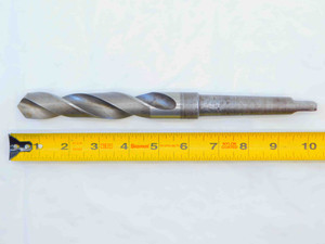 UNION DRILL CO. 59/64 O.D. HSS DRILL BIT MORSE TAPER #2 SHANK .9218 MT2 USA - JG4880CH5