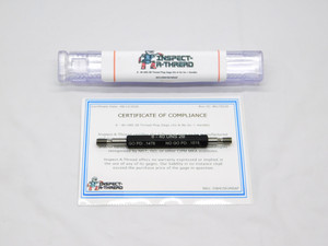 NEW 8 40 UNS 2B THREAD PLUG GAGE #8 .164 .1640 GO NO GO P.D.'S = .1478 & .1515 - DW41561MSAF