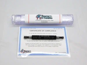 NEW 8 80 UNS 2B THREAD PLUG GAGE #8 .164 .1640 GO NO GO P.D.'S = .1559 & .1587 - DW41562MSAF
