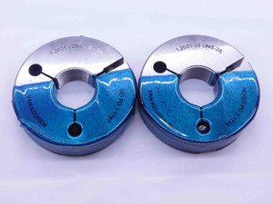 1.2031 28 UNS 2A THREAD RING GAGES GO NO GO P.D.'S = 1.1787 & 1.1746 1 13/64 - DW41571BE6