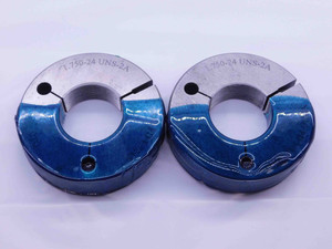 1 3/4 24 UNS 2A VERMONT THREAD RING GAGES 1.75 GO NO GO P.D.'S = 1.7215 & 1.7170 - DW41574BE6